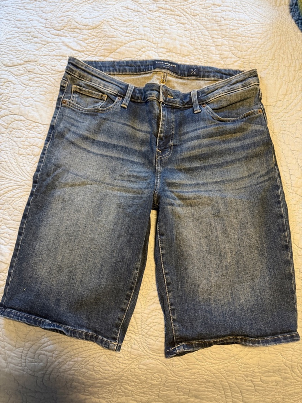 Lucky Brand Dark Blue Denim Shorts